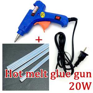 RCToy357.com - 20W Hot melt glue gun [110V-240V] + 5pcs Glue Sticks - Click Image to Close